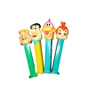 Flintstones Pez Candy Dispensers Vintage Set of Four